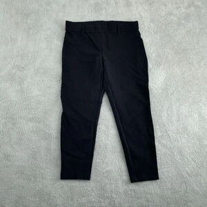 Eddie Bauer Womens Black Stretch Pants XL Rayon/Nylon  4859